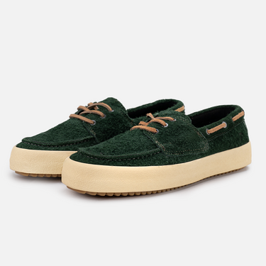 Pakalolo Sepatu Loafer Sigrid Suede Hairy Green