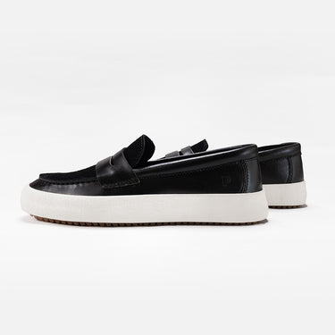 Sepatu Pakalolo Loafer Galadriel Mix Leather Jet Black