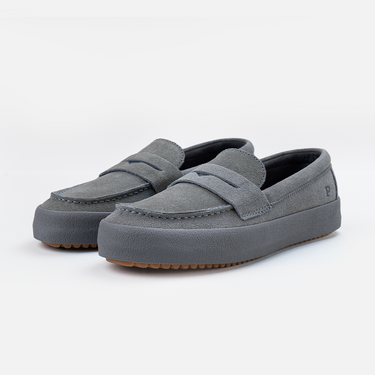 Pakalolo Sepatu Loafer Galadriel Suede Full Grey