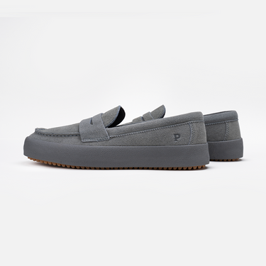 Pakalolo Sepatu Loafer Galadriel Suede Full Grey