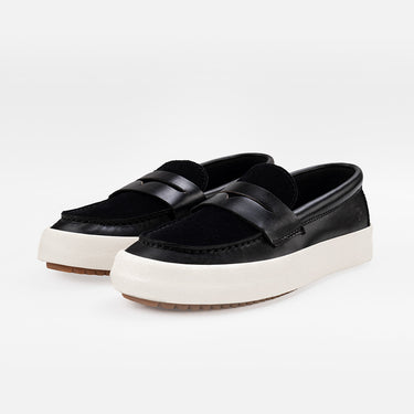 Sepatu Pakalolo Loafer Galadriel Mix Leather Jet Black