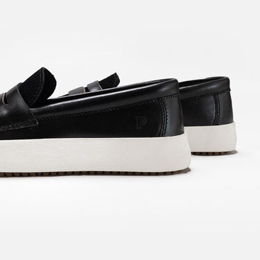Sepatu Pakalolo Loafer Galadriel Mix Leather Jet Black