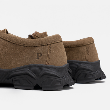 Pakalolo Sepatu Loafer Terra Moc Suede Tan