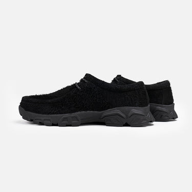 Pakalolo Sepatu Loafer Terra Moc Hairy Suede Full Black